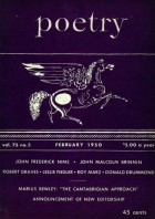 February 1950 Poetry Magazine cover