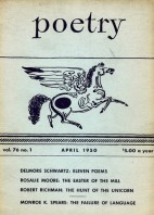 April 1950 Poetry Magazine cover
