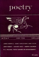 June 1948 Poetry Magazine cover