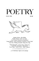 July 1981 Poetry Magazine cover
