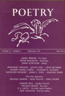 February 1968 Poetry Magazine cover
