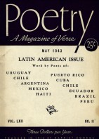 May 1943 Poetry Magazine cover