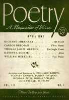 April 1942 Poetry Magazine cover