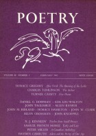 February 1962 Poetry Magazine cover