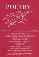 May 1964 Poetry Magazine cover
