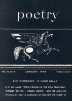 January 1949 Poetry Magazine cover