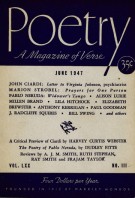 June 1947 Poetry Magazine cover