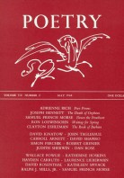 May 1968 Poetry Magazine cover