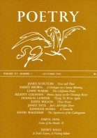 October 1968 Poetry Magazine cover