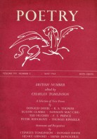 May 1962 Poetry Magazine cover