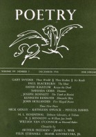 December 1966 Poetry Magazine cover