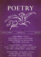 February 1958 Poetry Magazine cover