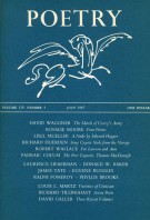 July 1967 Poetry Magazine cover