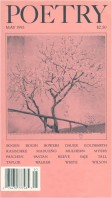 May 1993 Poetry Magazine cover