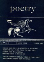 March 1951 Poetry Magazine cover