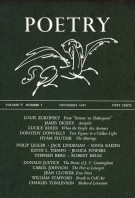 December 1960 Poetry Magazine cover