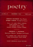 December 1953 Poetry Magazine cover