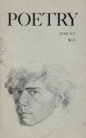 June 1971 Poetry Magazine cover