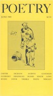 June 1989 Poetry Magazine cover