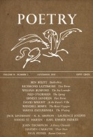 November 1959 Poetry Magazine cover