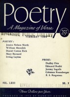 February 1944 Poetry Magazine cover