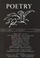 November 1966 Poetry Magazine cover