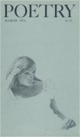 March 1974 Poetry Magazine cover