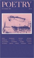 October 1985 Poetry Magazine cover