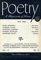 May 1942 Poetry Magazine cover