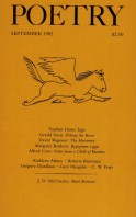 September 1982 Poetry Magazine cover