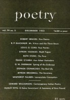 December 1951 Poetry Magazine cover
