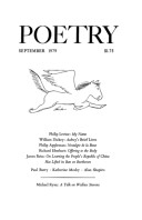 September 1979 Poetry Magazine cover