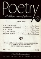 July 1943 Poetry Magazine cover