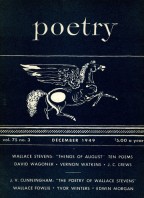 December 1949 Poetry Magazine cover