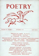 September 1963 Poetry Magazine cover