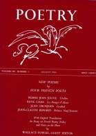 August 1964 Poetry Magazine cover