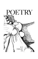 February 1970 Poetry Magazine cover