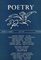 July 1968 Poetry Magazine cover