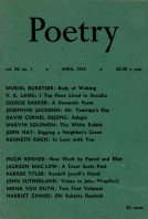 April 1955 Poetry Magazine cover