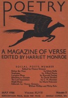 May 1936 Poetry Magazine cover