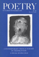 October 2000 Poetry Magazine cover