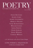 October 1999 Poetry Magazine cover