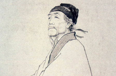 Illustration of Tang dynasty poet Du Fu.