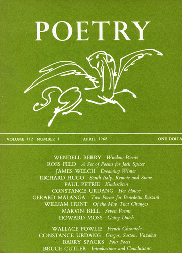 From Window Poems by Wendell Berry | Poetry Magazine