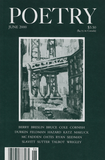 June 2000 Poetry Magazine cover