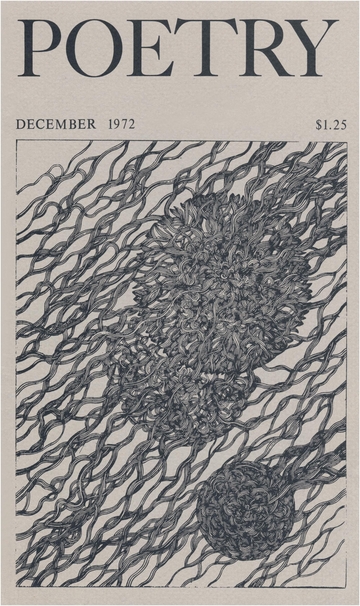 December 1972 Poetry Magazine cover