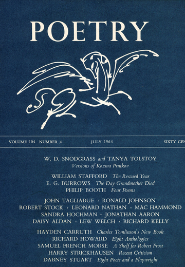 July 1964 Poetry Magazine cover