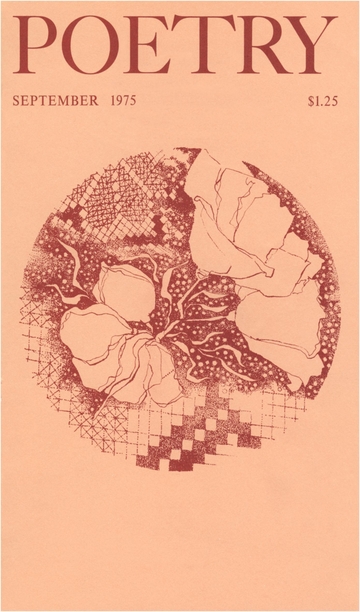 September 1975 Poetry Magazine cover