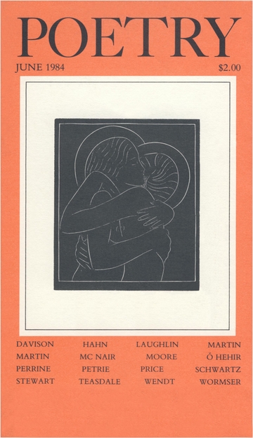 June 1984 Poetry Magazine cover
