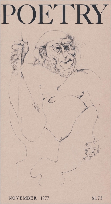 November 1977 Poetry Magazine cover